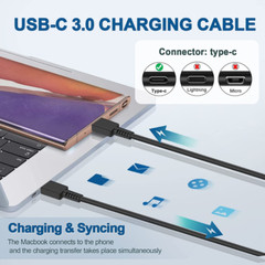 45W PD Super Wall Charger Type c Android 6FT Charging Cable Fit Galaxy S23 S22+