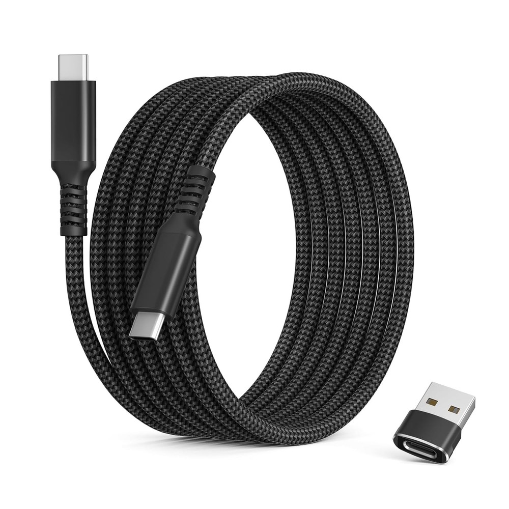 60W USB-C Fast Charger Adapter for Samsung Galaxy S24 S23, 10FT Cable