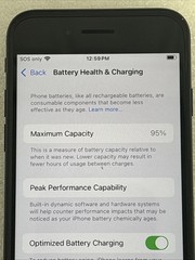 Apple iPhone SE 3rd Gen. (A2595) 64GB, iOS 18, Midnight *Verizon*