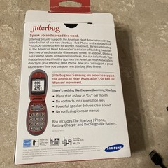 Samsung Jitterbug J Red Samsung Cell Phone SPHA310ZRA