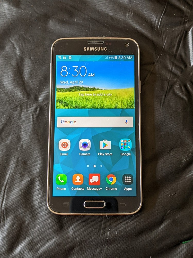 Samsung Galaxy S5 Black G900V (Verizon) – Great Condition – 3693