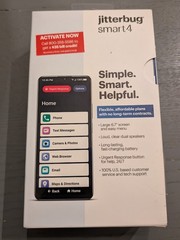 Open-Box Excellent: Lively® – Jitterbug Smart4 Smartphone for Seniors – Black