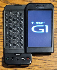 HTC Dream DREA100 / Google G1 – Black ( T-Mobile ) Very Rare Android Smartphone