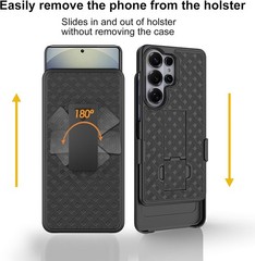 Case & Screen Protector for Samsung Galaxy S26 Ultra Slim Shockproof Holster