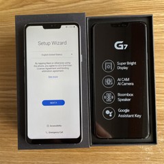 LG G7 ThinQ G710VM Fingerprint 64GB+4GB Unlocked 6.1″ LTE Smartphone- New Sealed