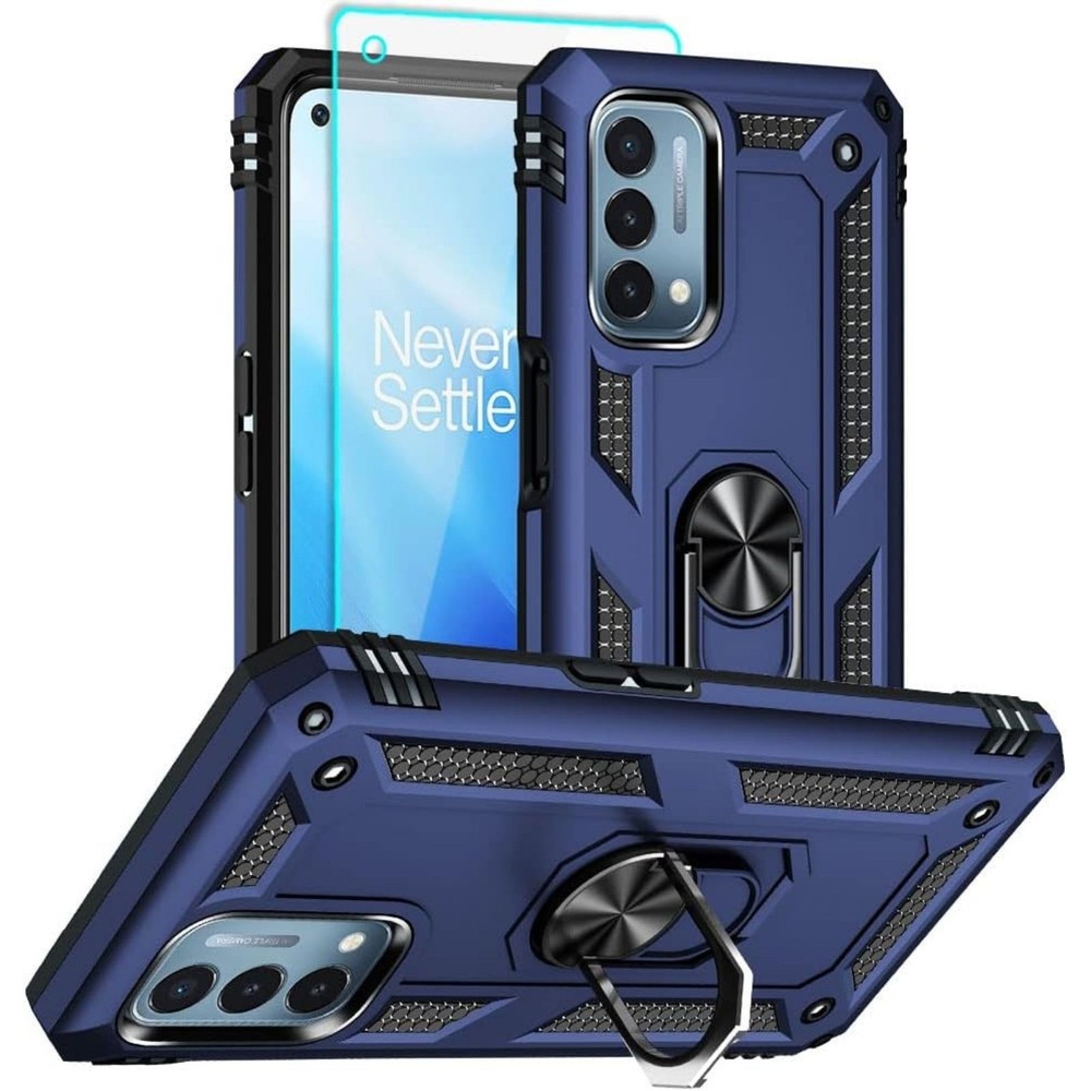 Oneplus Nord N200 5G Case: Military Grade 16ft Drop Tested Shockproof Cover, Blu
