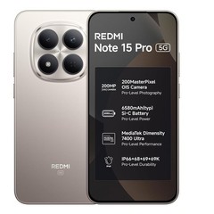 REDMI Note 15 Pro 5G ( Silver , 8GB+128GB) Dimensity 7400-Ultra Global Version