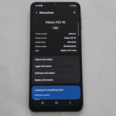 Samsung Galaxy A32 5G SM-A326U GSM Unlocked 64GB Black (Excellent Condition)