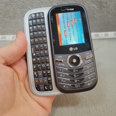 LG Cosmos 3 VN251S Gray Verizon Slider QWERTY Cell Phone Tested Works
