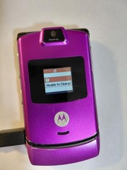 Motorola RAZR V3m Verizon Flip Phone – Works, No Battery, unique deal