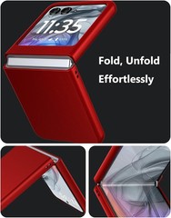 Case for Motorola Razr 2024 / Razr 2025 – Thin Hard Matte Polycarbonate Cover