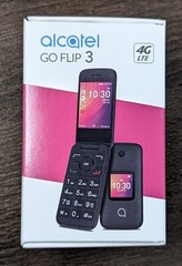 Alcatel GO FLIP 3 4052Z – ONLY- AT&T, Tmobile, Metro – 4G LTE Flip Phone