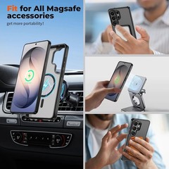For Samsung Galaxy S26 Ultra Case with Military Grade, 1x Screen Protector Black