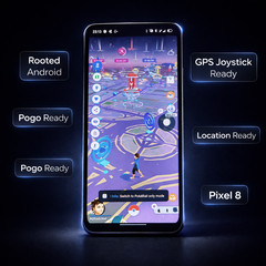 Pokémon GO Location Phone | Google Pixel 8 | Rooted Android | GPS Joystick Ready