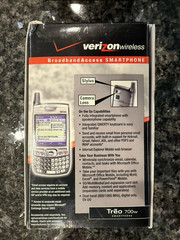 Vintage Verizon Treo 700 Smartphone PDA Cell Phone Original Box