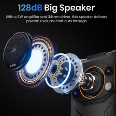Unlock FOSSiBOT F110 PRO 5G Rugged Phone Android 15 Outdoor Bid Speaker 10000mAh