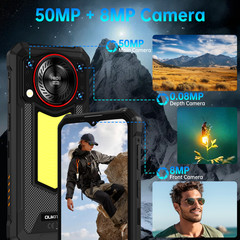 OUKITEL WP53S Rugged Smartphone 11000mAh Battery 16B+128GB 6.52″ FHD+ IP68/IP69K