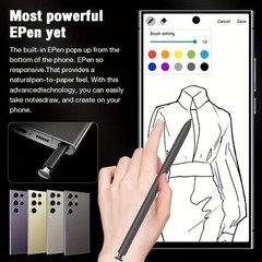 256GB Dual SIM I24 Ultra Android Phone – 6.8″ Full HD Display, styles Pen unlock