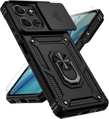 Protective Case for Motorola Moto G Power 2026/2025, Black, with Slide Camera Co