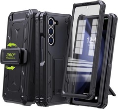 for Samsung Galaxy Z Fold 5 Case,w/ Belt Clip Holster/Military Grade Drop Proof