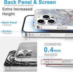 Compact Case for iPhone 16 Pro Max Shiny Silver Butterfly Design, Cute Slim TPU