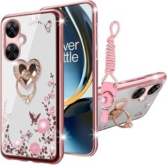 OnePlus Nord N30 5G Case, CE 3 Lite 5G Case Glitter Crystal Soft Bling Cover