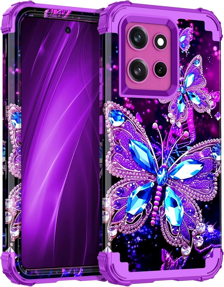 for Moto G Power 5G 2026 Case, Glow in The Dark Heavy Duty Shockproof Protection