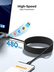 10Ft USB-C Fast Charger Adapter for Samsung Galaxy S26, iPhone 17