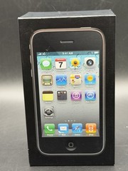 Vintage APPLE iPhone 3GS Black 8GB A1303 GSM w/ Original Box RARE