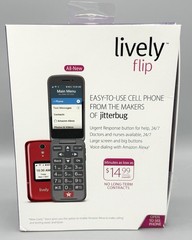 LIVELY FLIP PHONE – JITTERBUG FLIP, Open Box