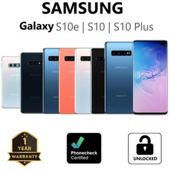 Samsung Galaxy S10 | S10 Plus | S10e – 128GB | 512GB – (Unlocked) – Excellent