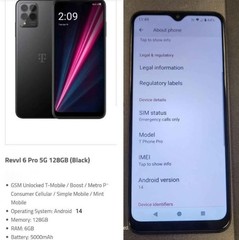 T-Mobile Revvl 6 PRO 5G 128GB GSM Unlocked + International
