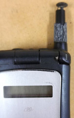 Motorola i series i90c – Blue and Silver ( Nextel ) iDEN PTT Flip Phone – READ