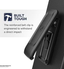 Belt Clip Case & Slim Phone Case for Samsung Galaxy S23 Ultra Black