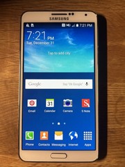 Samsung Galaxy Note 3 SM-N900A – 32 GB – White (Sim unknown)