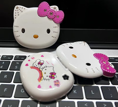 Hello Kitty Flip Phone 4G With Camera Kawaii 2025 – Sanrio Cartoon Kids Phone
