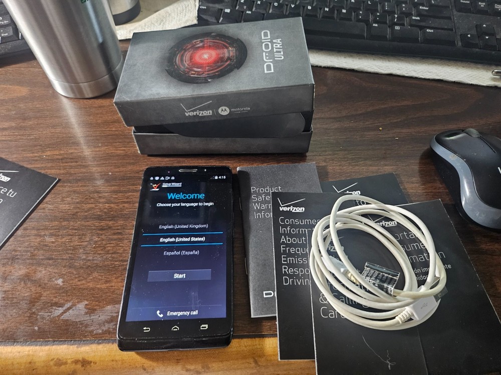 Motorola Droid Ultra XT1080 Verizon Unlocked 16GB Black B