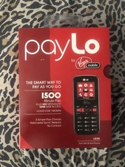 LG101 Virgin Mobile Slim Talk & Text Cell Phone- New