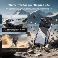 Rugged Smartphone HOTWAV Hyper 8 Pro 5G 12000 mAh 32GB+512GB 108MP 6.8in Phone