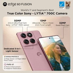 Motorola Edge 60 Fusion 5G 12GB RAM 256GB PANTONE Zephyr Global Version Dual Sim