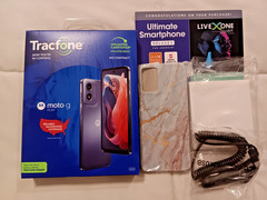 Tracfone Moto G Play 6.5″ screen 2024′ with 1500 Talk/Text/Data -NEW SEALED