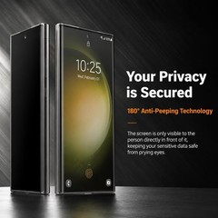[2+2 PCS] Privacy Screen Protector & Camera Lens Protector for Samsung Galaxy S2