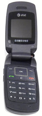 Samsung SGH-A137 – Navy Blue and Black ( AT&T ) Small Cellular Flip Phone – READ