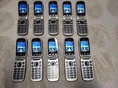 Lot of ( 10 ) P2030 Breeze III – 80 MB – Gray (AT&T) Free shipping.