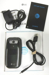 LG B470 – Black and Gray ( AT&T ) Cellular Flip Phone – Bundled / Grade A
