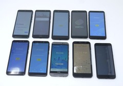 Lot of 10 Various Smartphones – For Parts – Nokia / Vortex / HTC / Cloud Mobile