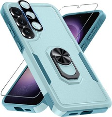 Mint Green Heavy Duty Case for Samsung Galaxy S25 FE with Screen & Camera Protec
