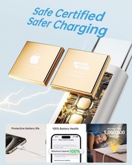 2 Pack 60W Fast Charger Adapter for iPhone 17 16 15 1.2M+2M Cable