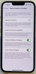 TESTED USED GSM UNLOCKED MIDNIGHT iPhone 13, 128GB A2482 MLA23LL/A 96% BATTERY.