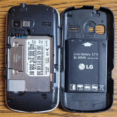 LG Rumor Reflex LN272 – Titan Gray ( Sprint ) Cellular Slider Phone